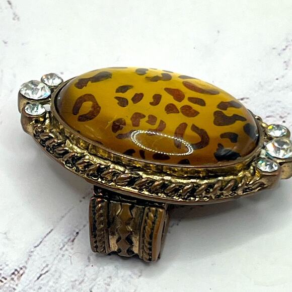 Fall/Autumn orange, brown, yellow ring lot of 10 - Picture 11 of 12